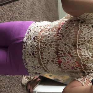 Floral beach top size M